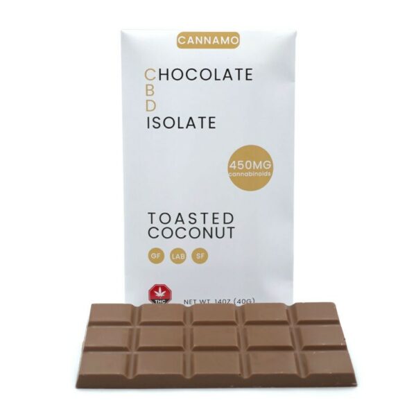 Cannamo – CBD Chocolate Isolate – 450mg – Toasted Coconut | Chronic Paradise Canada